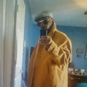 Mens Camel Swing Coat